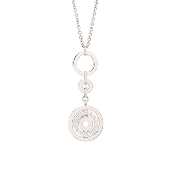 Bvlgari Astrale Cerchi Pendant Necklace 18K White Gold
