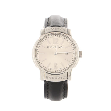 Bvlgari Solotempo Quartz Watch Stainless Steel and Leather 29