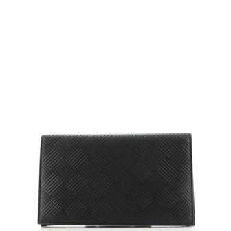 Bottega Veneta Bifold Wallet Debossed Intrecciato Leather Long