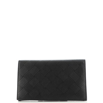 Bottega Veneta Bifold Wallet Debossed Intrecciato Leather Long