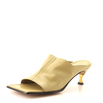 Bottega Veneta Women's Heeled Mule Sandals Leather