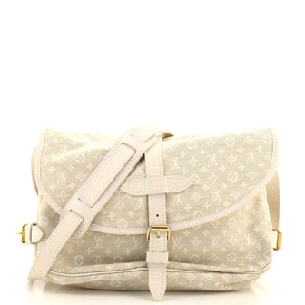 Louis Vuitton Saumur Handbag Mini Lin 30