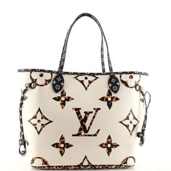 Louis Vuitton Neverfull NM Tote Limited Edition Jungle Monogram Giant MM