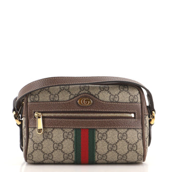 Gucci Ophidia Shoulder Bag GG Coated Canvas Mini