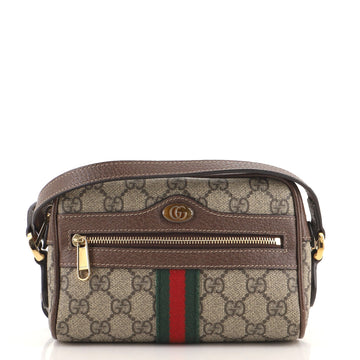 Gucci Ophidia Shoulder Bag GG Coated Canvas Mini