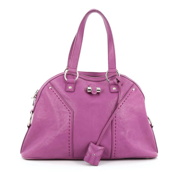 Saint Laurent Muse Shoulder Bag Leather Large Purple 1783901