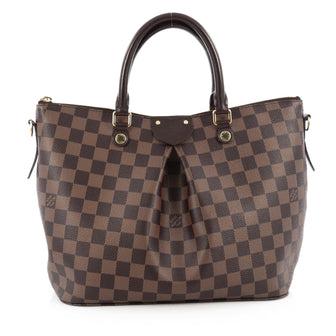 Louis Vuitton Siena Handbag Damier MM Brown 1784001