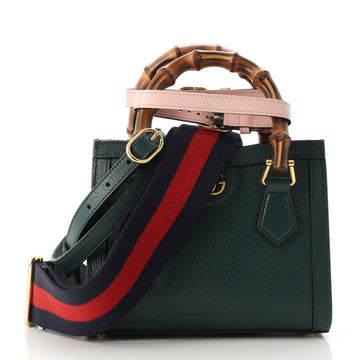 Gucci Diana NM Bamboo Handle Tote Leather Mini