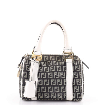 Fendi Boston Bag Zucchino Canvas Mini