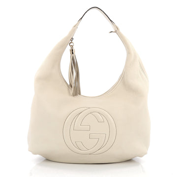 Gucci Soho Hobo Leather Large White 1784201