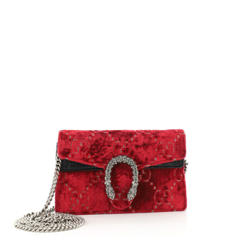 Gucci Dionysus Bag GG Velvet Super Mini