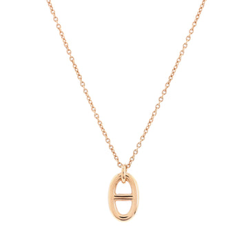 Hermes Farandole Pendant Necklace 18K Rose Gold Small