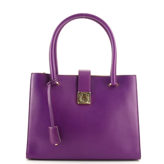 Salvatore Ferragamo Marlene Tote Leather Medium