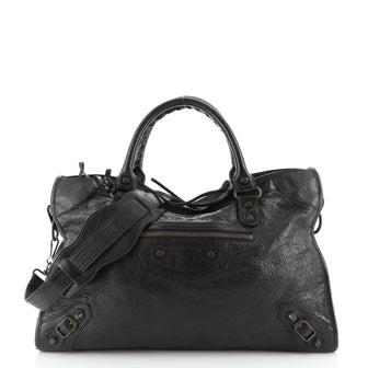 Balenciaga City Classic Studs Bag Leather Medium