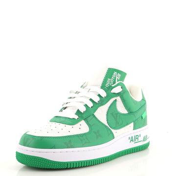 Louis Vuitton x Nike Air Force 1 Low-Top Sneakers Monogram Embossed Leather