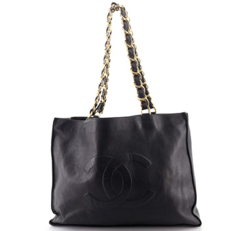 Chanel Vintage CC Chain Tote Lambskin XL