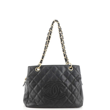 Chanel Petite Timeless Tote Quilted Caviar