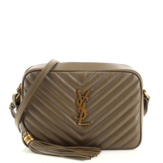 Saint Laurent Lou Camera Bag Matelasse Chevron Leather Small
