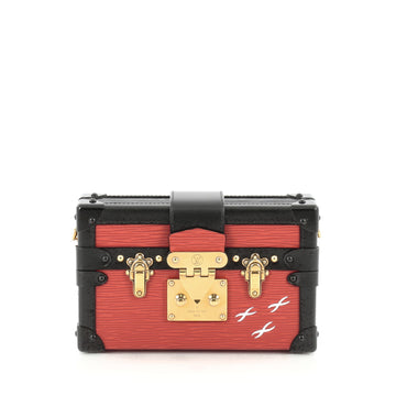 Louis Vuitton Petite Malle Handbag Epi Leather Black 1785702