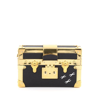 Louis Vuitton Petite Malle Handbag Epi Leather Black 1785703