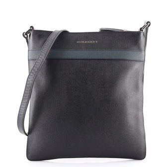 Burberry Flat Messenger Bag Leather Tall