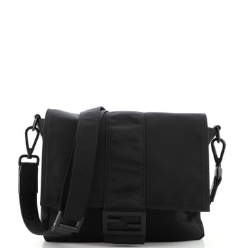 Fendi FF Shell Messenger Bag Nylon Mini