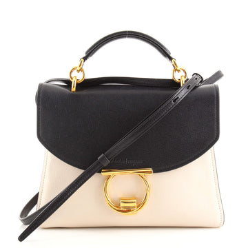 Salvatore Ferragamo Margot Satchel Leather Small