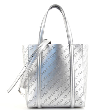 Balenciaga Everyday Tote Logo Perforated Leather XXS
