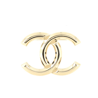 Chanel CC Brooch Metal