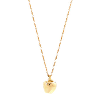Tiffany & Co. Apple Pendant Necklace 18K Yellow Gold