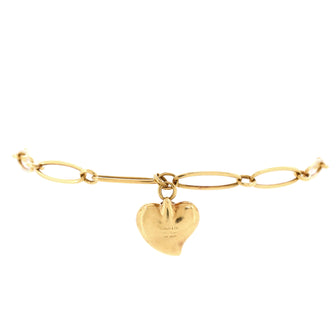 Tiffany & Co. Elsa Peretti Curved Heart Bracelet 18K Yellow Gold