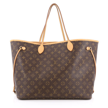 Louis Vuitton Neverfull NM Tote Monogram Canvas GM Brown 1786801
