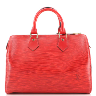 Louis Vuitton Speedy Handbag Epi Leather 25