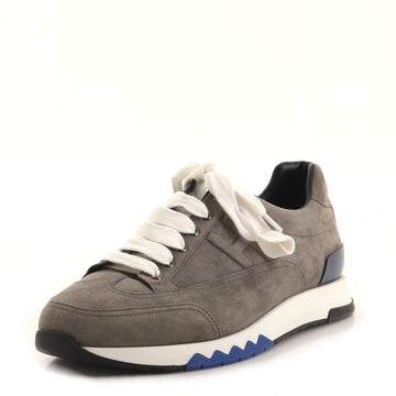 Hermes Men's Trail Sneakers Suede