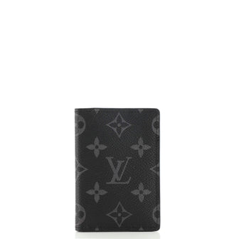 Louis Vuitton Pocket Organizer Monogram Eclipse Canvas