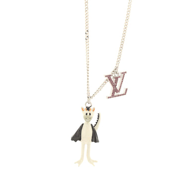 Louis Vuitton LV Friends Pendant Necklace Metal and Enamel