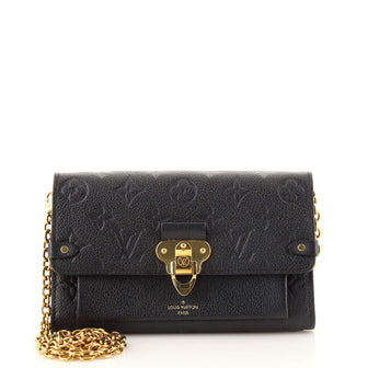 Louis Vuitton Vavin Chain Wallet NM Monogram Empreinte Leather Black  17872423