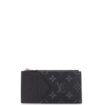 Louis Vuitton Coin Card Holder Monogram Taigarama