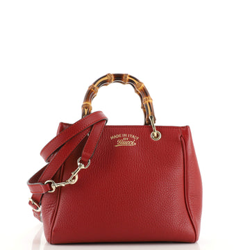 Gucci Bamboo Shopper Tote Leather Mini