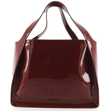 Stella McCartney Alter Tote Perforated Faux Patent East West