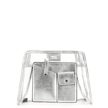 Fendi Peekaboo Defender PVC with Leather Small