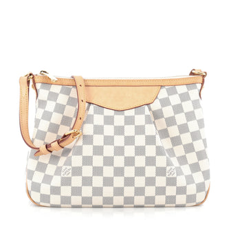 Louis Vuitton Siracusa Handbag Damier PM White 1787501