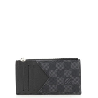 Louis Vuitton Coin Card Holder Damier Graphite Grey/BlackLouis