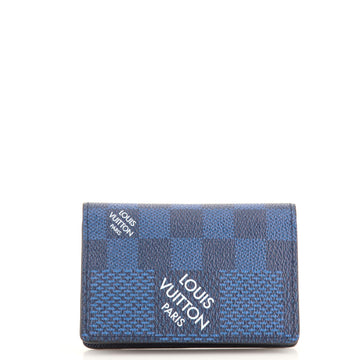 Louis Vuitton Pocket Organizer Limited Edition Damier Graphite 3D