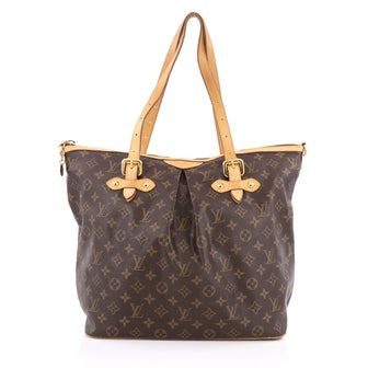 Louis Vuitton Palermo Handbag Monogram Canvas GM Brown 1788701