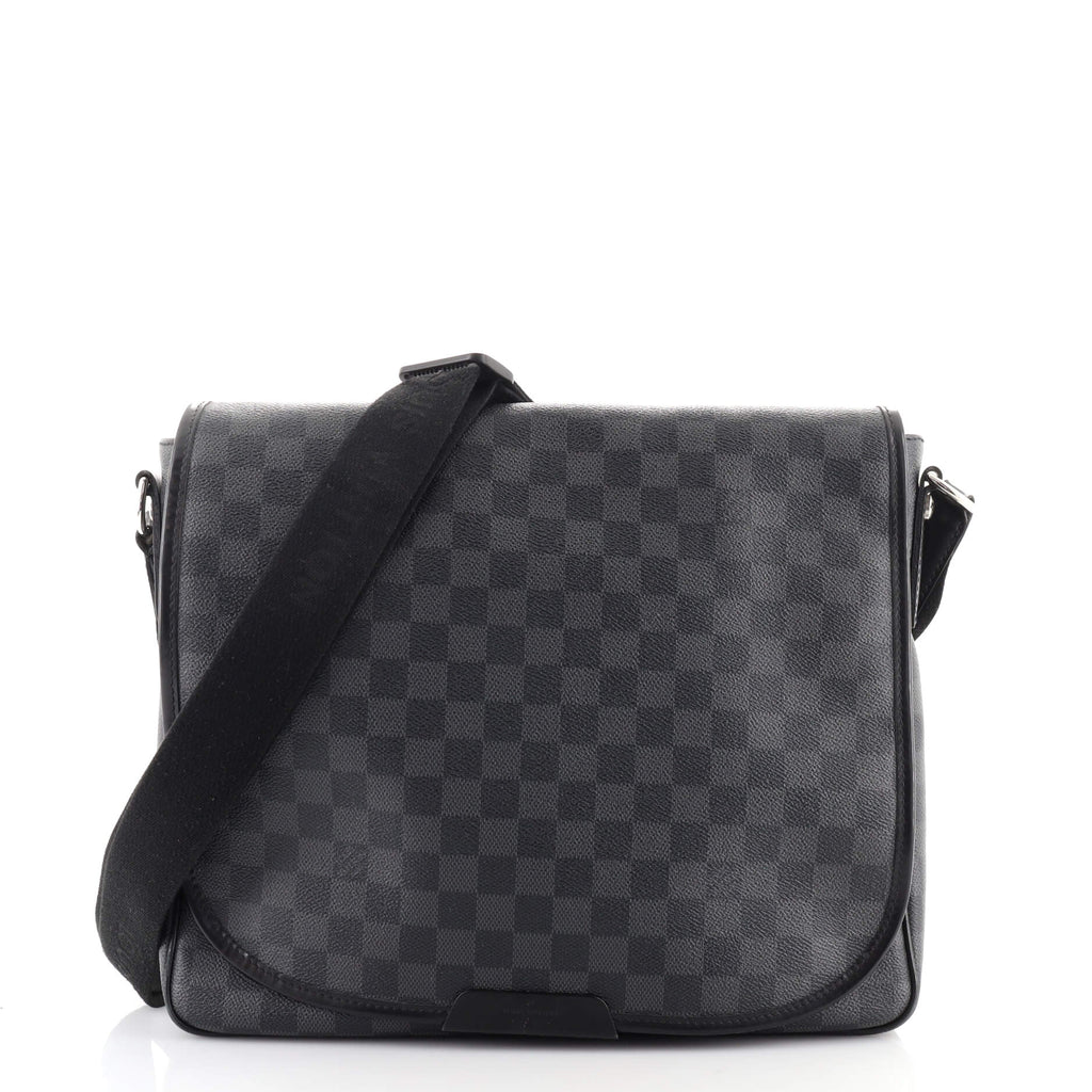 Louis Vuitton Daniel Messenger Bag Damier Graphite MM Black 1788751