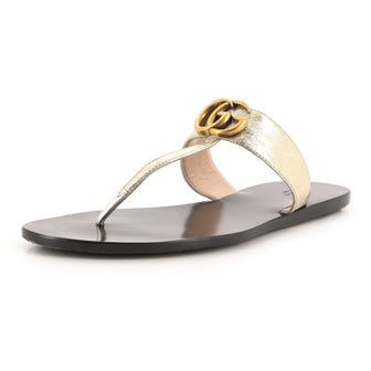 Gucci Women's GG Marmont Sandals Leather