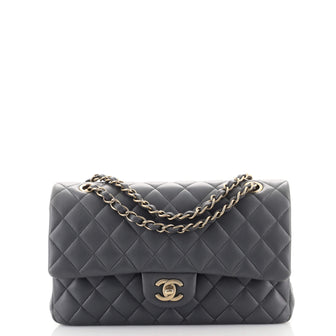 Chanel Classic Double Flap Bag Quilted Lambskin Medium