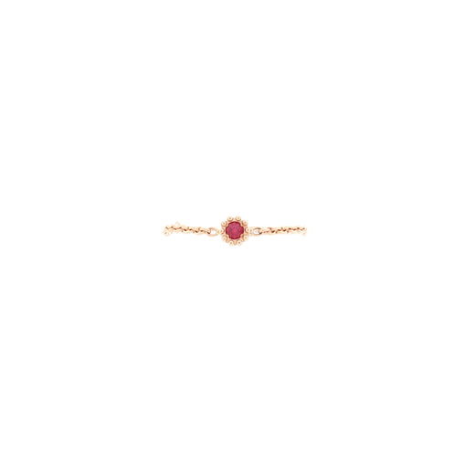 Christian Dior Mimirose Ring 18K Rose Gold with Ruby Rose gold 1774361