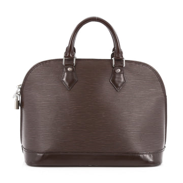 Louis Vuitton Alma Handbag Epi Leather PM Brown 1789604